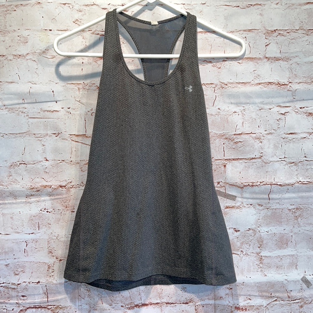 Under Armour workout gym top Racerback grey lightweight S women